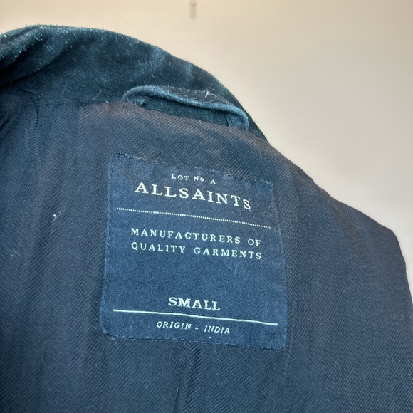 All Saints Duel Colour Letterman Jacket - size S - Picture 3 of 3